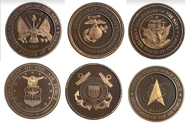 Memorial Plaques, cast Memorial Plaques, military memorial plaque with color photo, bronze military Plaques, military photo Memorial Plaques