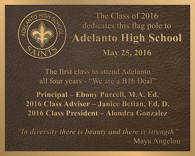 school plaque near me, bronze plaque for school dedication